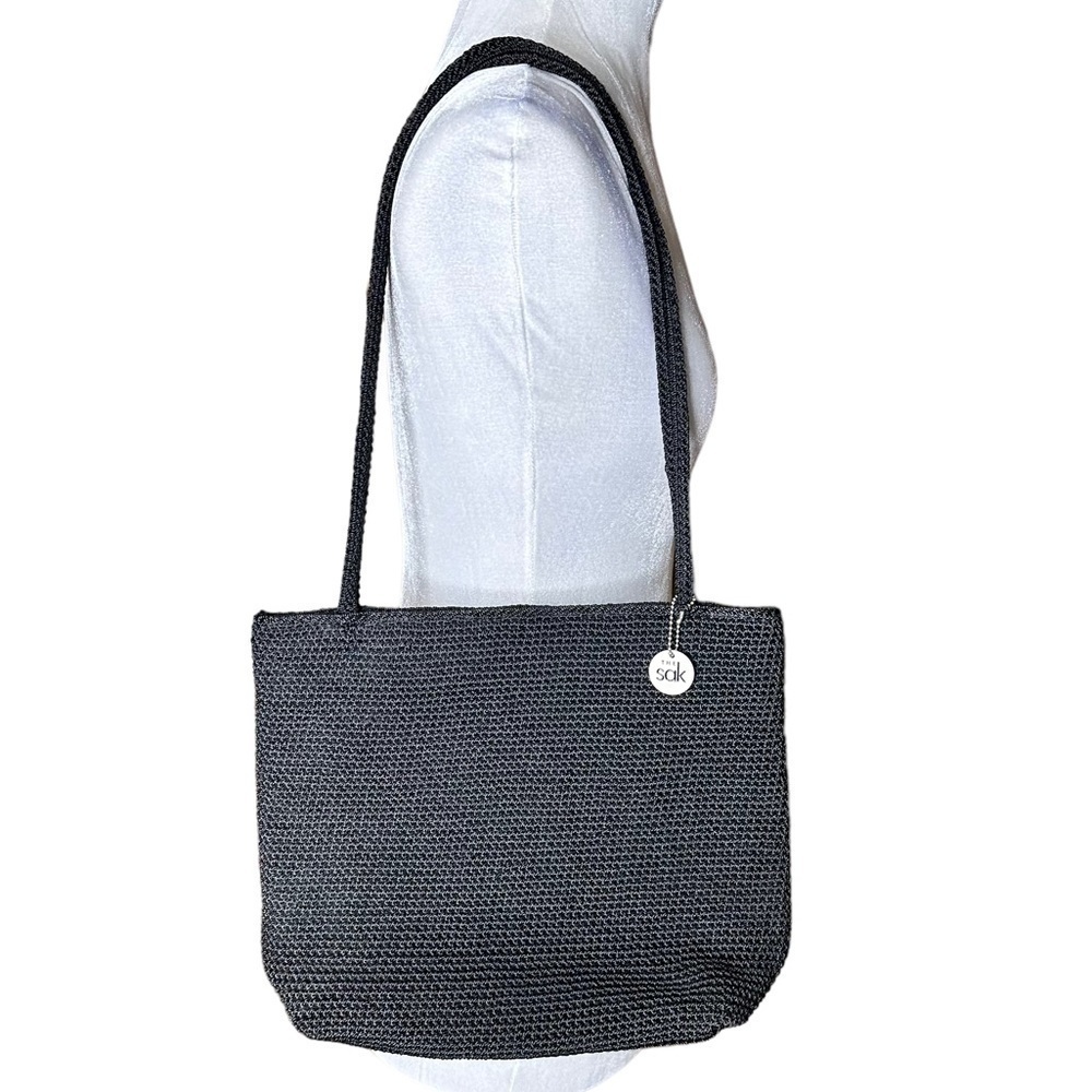 The Sak Black Crochet Purse